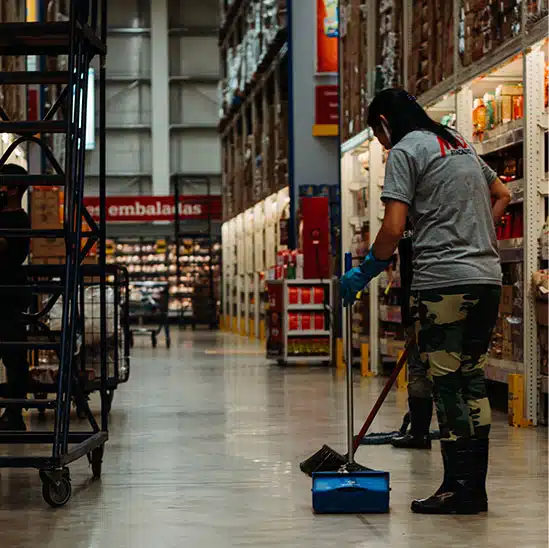 Floor Sweeping & Buffing